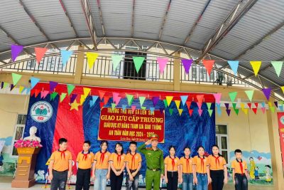 Giao lưu giáo dục kỹ năng tham gia giao thông an toàn